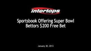 Intertops Sportsbook Offering $200 Super Bowl Free Bet