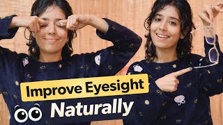 आँखों की रोशनी बढ़ाएँ 👀 | 10 Eye Exercises for Vision Improvement ✨ | स्पेक्स, जलन, सिरदर्द से राहत🔥