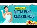 Las 6 Mejores Dietas para Bajar de Peso Rápido.