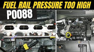 Test & Fix P0088 Fuel Rail / System Pressure Too High | KIA SORENTO (UM) 2015-20 | 2.4 GDI #P0088