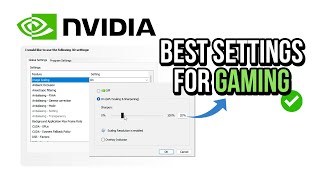 🔧NVIDIA CONTROL PANEL: BEST UPDATED SETTINGS TO BOOST FPS FOR GAMING🔥| Optimize NVIDIA✔️