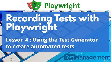 Recording Tests with Playwright