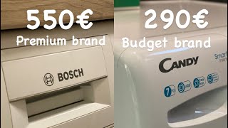 Bosch VS Candy STAIN TEST!