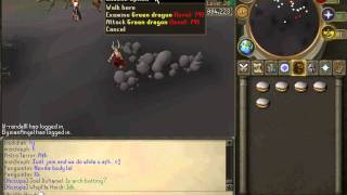 Runescape Green Dragon Guide To Millions! - Affliicted