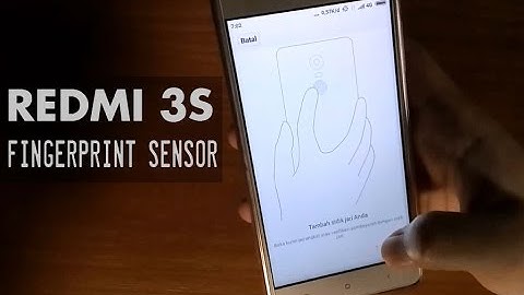 How to Setup Xiaomi Redmi 3s Fingerprint Sensor Working