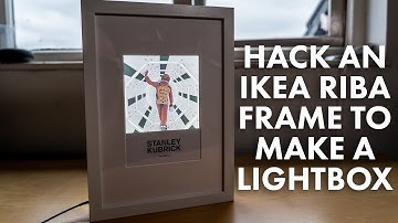How To Hack a Lightbox From an IKEA Ribba Frame