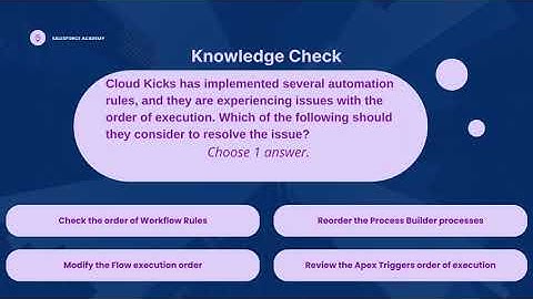 Process Automation Part 4 - Salesforce Advanced Administrator Certification