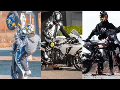 🔥Motorcycle reels-tiktok | Compilation edit videos #13 2023 💯 # ...