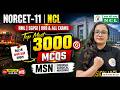 NORCET 11 Preparation | RRB, NCL, RML🚀 | 3000+ Most Expected MCQs (MSN) #15 #norcet11 #rrb