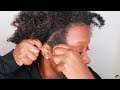 Dandruff Scratch after Knotless Braids Takedown on Type 4 Natural Hair | NO TALKING