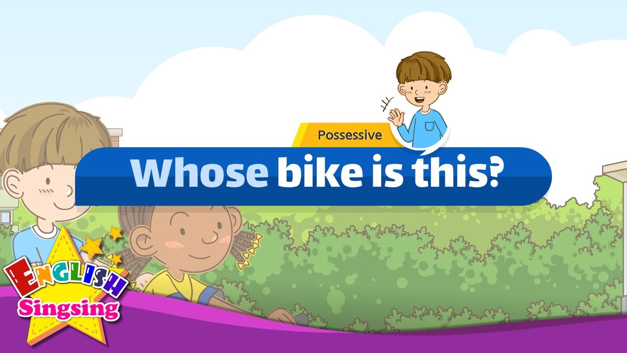 [Possessive] Whose bike is this? - Easy Dialogue - Role Play