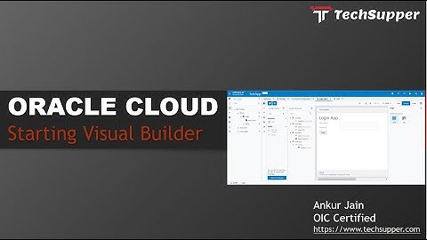 Oracle Visual Builder Cloud Cloud Service Basics for beginners | Oracle VBCS | OIC #oic #oraclecloud
