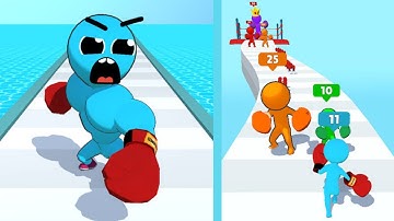 Level Up Runner - Walkthrough All Levels Gameplay Android,ios