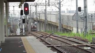 まるで古市駅！【阪神電車尼崎駅】区間特急梅田ゆきと、尼崎から快速急行に化ける普通電車　HANSHIN Railway / Amagasaki station