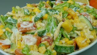 Easy and Healthy Salad Recipe! The best Salad i