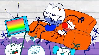 The Best LAZY DAY ever 😴😴😴| Funny cartoon | Tyler Pecilman