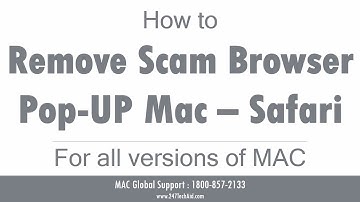 How to Remove Scam Browser Pop UP Mac – Safari