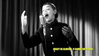 Interpretando Aracy de Almeida, no curta 'O Samba em Pessoa'