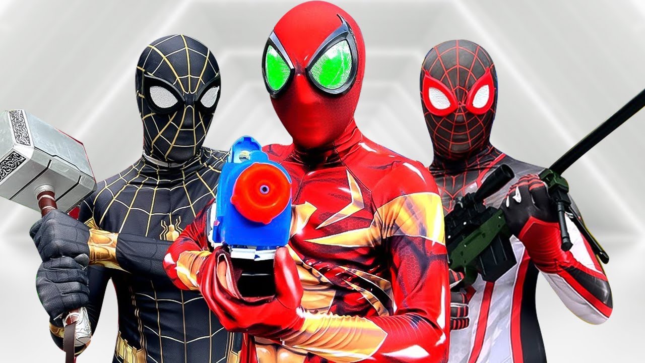 TEAM SPIDER-MAN in REAL LIFE 15 Marvel's Spider-Man 2 - GODZILLA x KONG ...