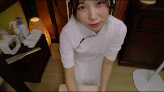 Vietnamese Full Care Course🌺✨ ASMR ear cleaning, foot care, facial & back massage, shampoo