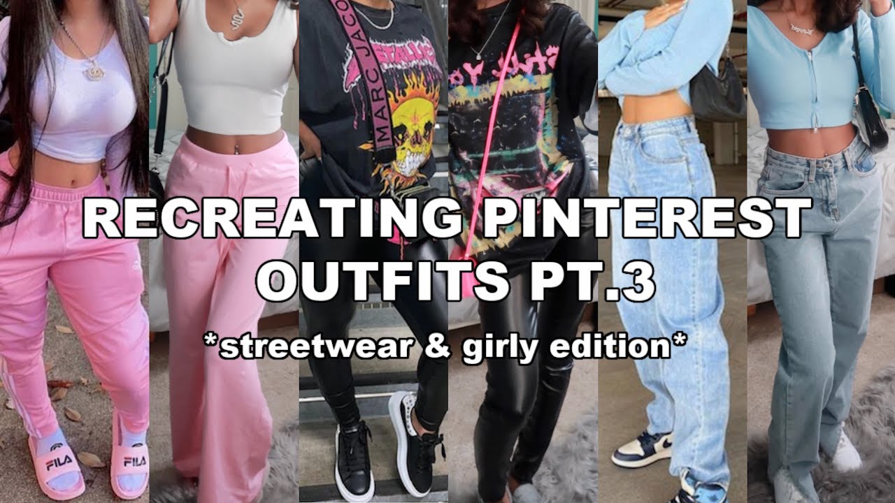 Recreating Pinterest Outfits (Y2K & Streetwear Fall Edition)