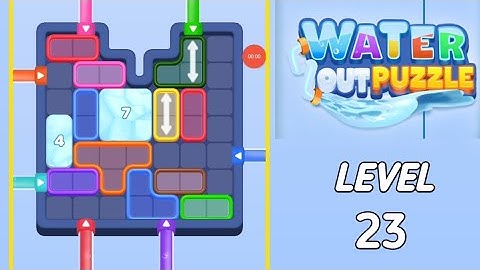 Water Out Puzzle Level 23 walkthrough solution 