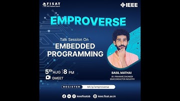 EMPROVERSE | A WORKSHOP ON THE BASICS OF EMBEDDED PROGRAMMING | IEEE FISAT SB