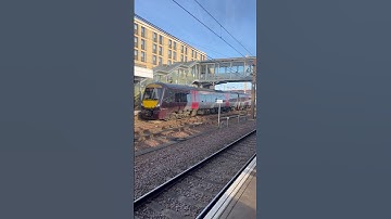 BR class 170 diesel leaving Cambridge