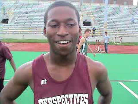 Spencer Williams of Calumet interview after 400 me...