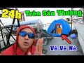 Thử Thách 24h Ở Trên Sân Thượng - Vê Vê Channel