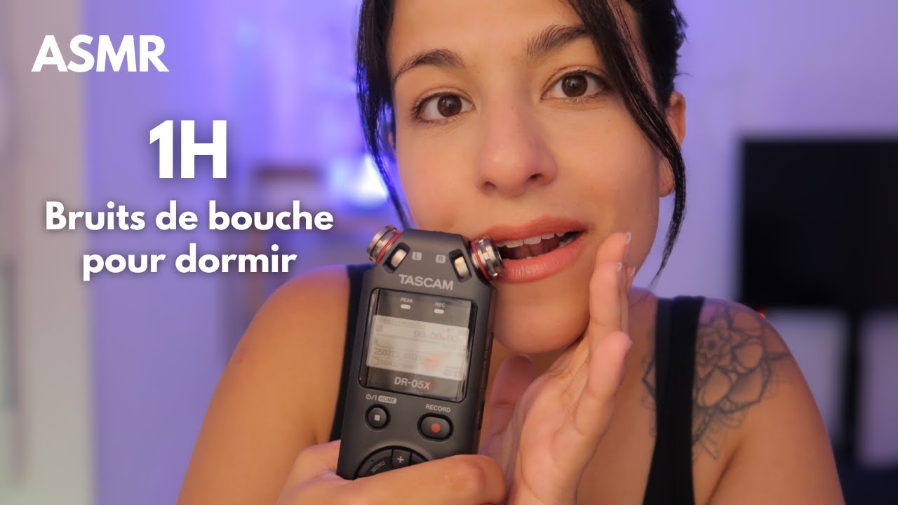 ASMR 1H - Bruits de bouche pour dormir | 1 Hour Mouth Sounds for Sleep 👄🌙