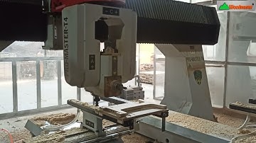 Máy Cnc 3D 5 Trục Woodmaster Gia công mọi công đoạn Bàn Ghế ( Cắt - Phay - Khoan đa hướng )