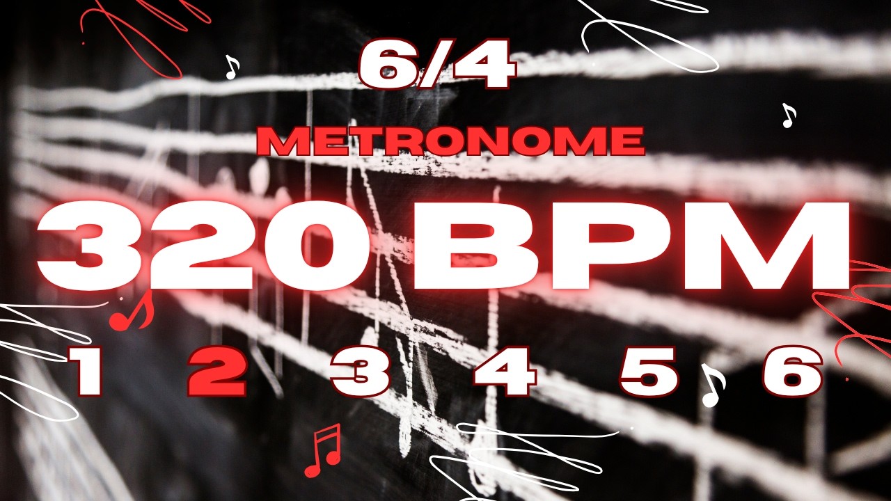 320 BPM - 6/4 & 6/8 Metronome