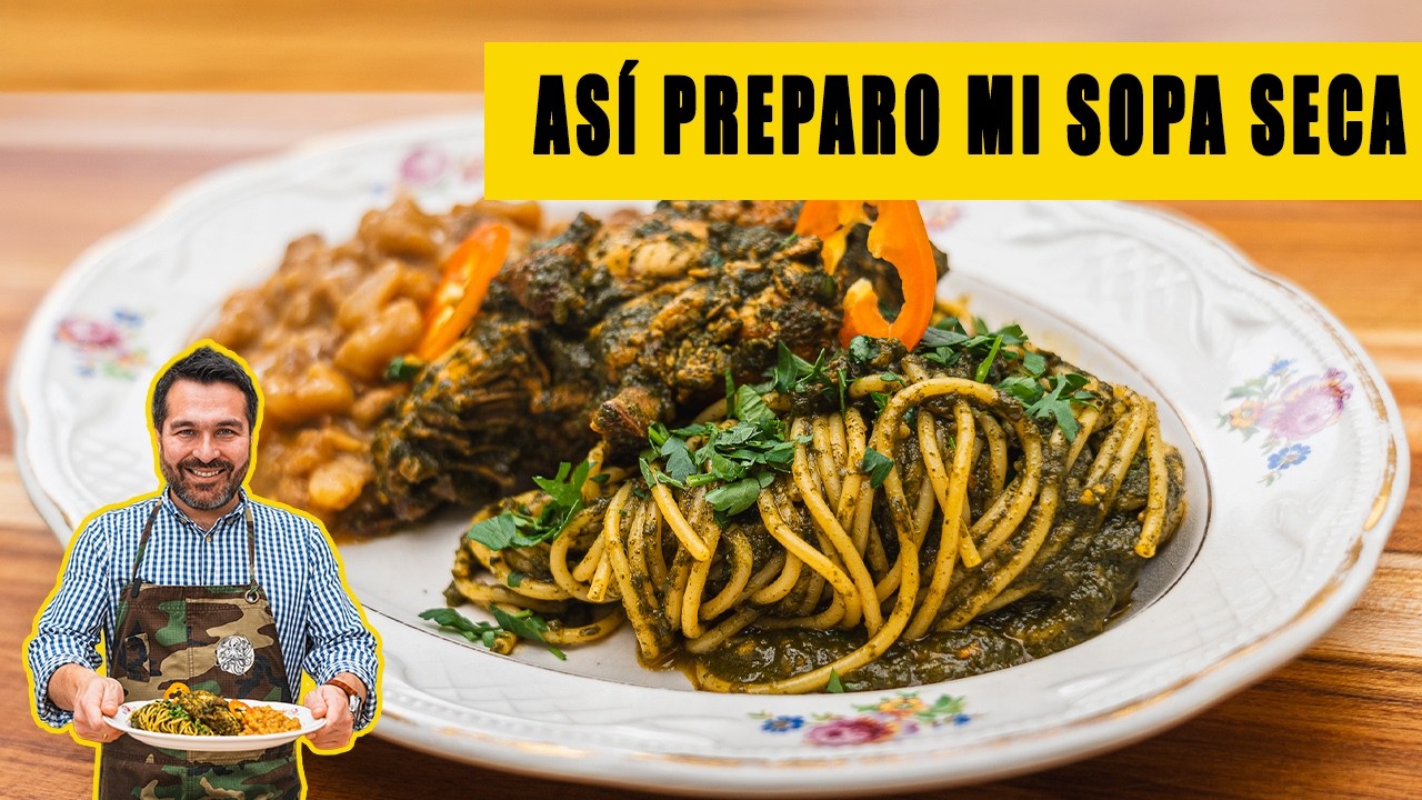 SOPA SECA: UN CLÁSICO PERUANO QUE NUNCA PASA DE MODA | GIACOMO BOCCHIO