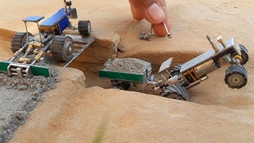 How to make mini cnc tractor machine science project | part 3 DIY Motor Tractor￼