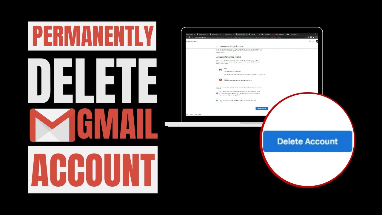 How to Delete Gmail Account Permanently 2023 ( Quick & Easy ) - YouTube