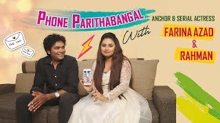 Vijay Tv Serial Bharathi Kannama Venba - Farina Azad & Rahman Whats In My Wifes Phone