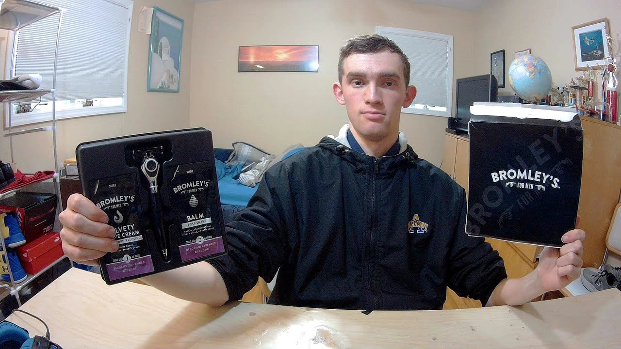 Bromley's For Men Classic Velvety Razor/Shaving Kit Review - YouTube