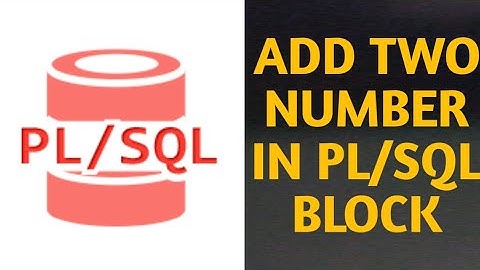 ADD TWO NUMBER IN PL SQL ORACLE || USER INPUT IN PL/SQL IN ORACLE || PL SQL CODE || CODING TALETIYA