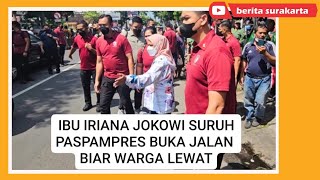 Gak Mau Ganggu Warga, Bu Iriana Jokowi Persilahkan Pengguna Jalan Lewat Duluan