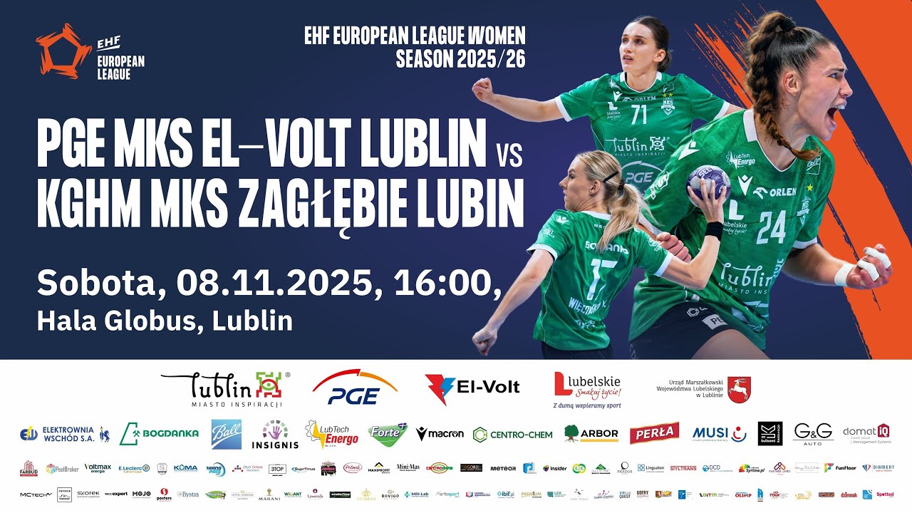 PGE MKS El-Volt Lublin – KGHM MKS Zagłębie Lubin 3 runda Kwalifikacji EHF EL