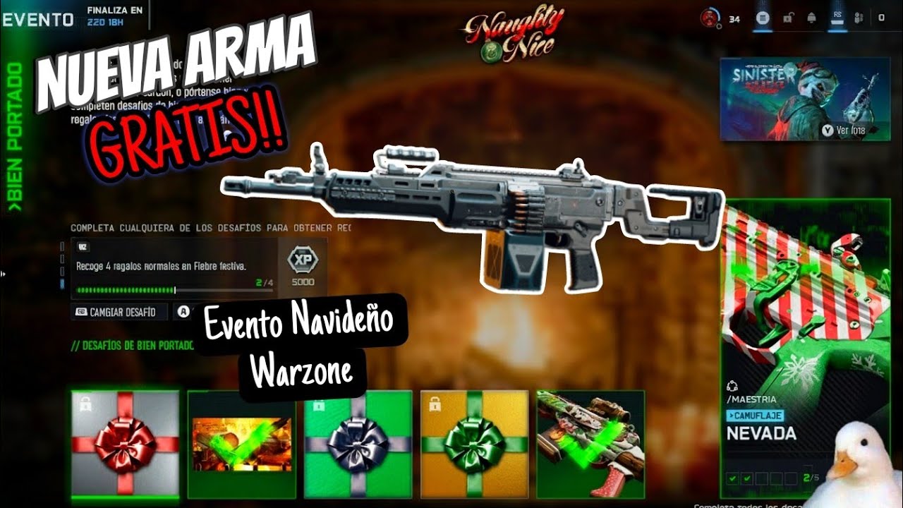 *Completa Evento Navideño "Naughty Nice" Warzone - Desbloquea Arma SOKOL 556 + Recompensas Gratis