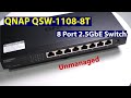 QNAP QSW-1108-8T 2.5GbE Unmanaged Switch