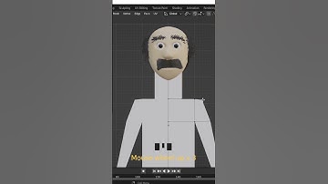 3d body character in blender-mds design #shorts 🧍‍♂️
