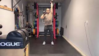 Alternating Dumbbell Push Press