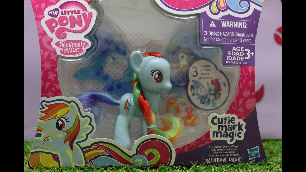 My Little Pony toys My Little Pony Cutie Mark Magic Charm Wing Rainbow Dash 