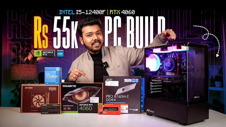 Rs 55000 Gaming/Editing PC Build | Intel Core i5-12400F & RTX 4060 🔥