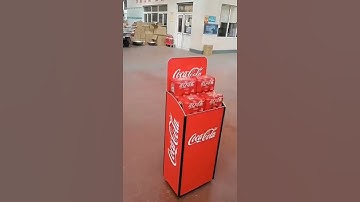 COCA COLA  soda loading shelf, Pop up display