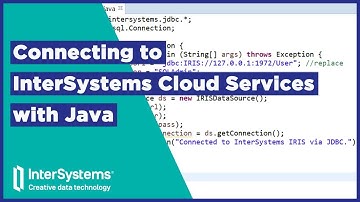 Connexion aux InterSystems Cloud Services avec Java