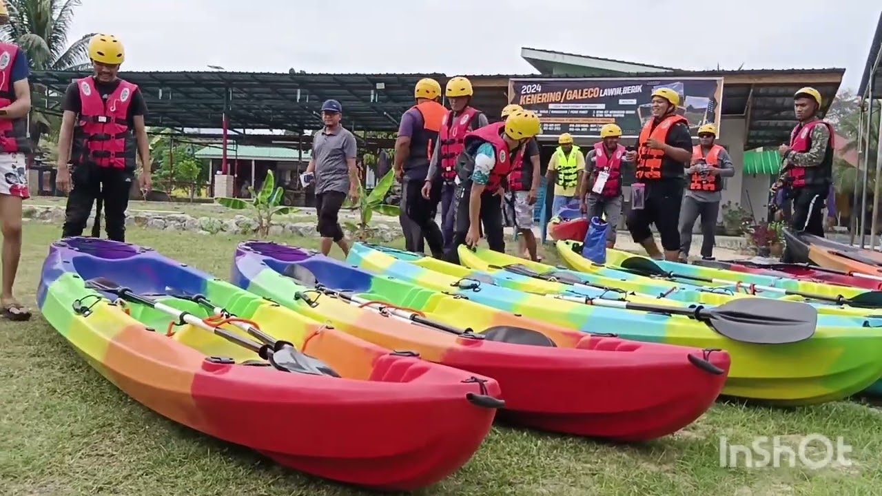 Jom Berkayak di Sungai kenering Kg Lawin